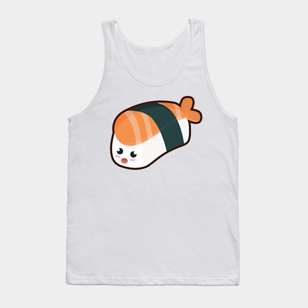 Kawaii Nigiri Salmon Tank Top by KawaiiNir